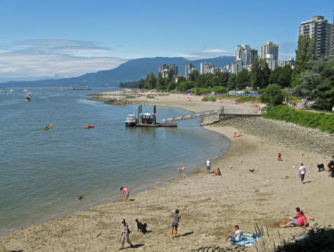 English Bay in Vancouver Canada