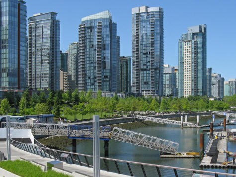 Harbour Green Park in Vancouver Canada