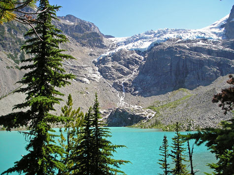 Metier Glacier at Joffre Lake, BC Canada