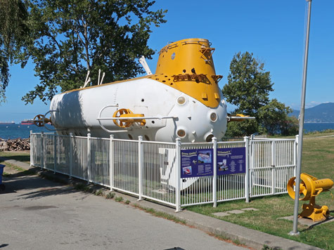 Submarine at the Vancouver Maritime Museum