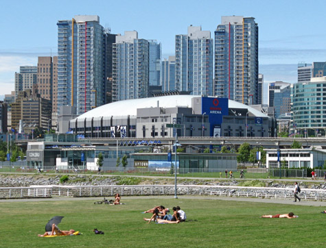 Rogers Arena in Vancouver BC