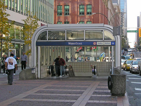 Skytrain Station, Vancouver Canada