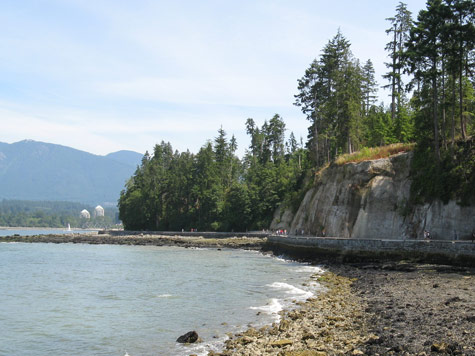 Seawall around Stanley Park